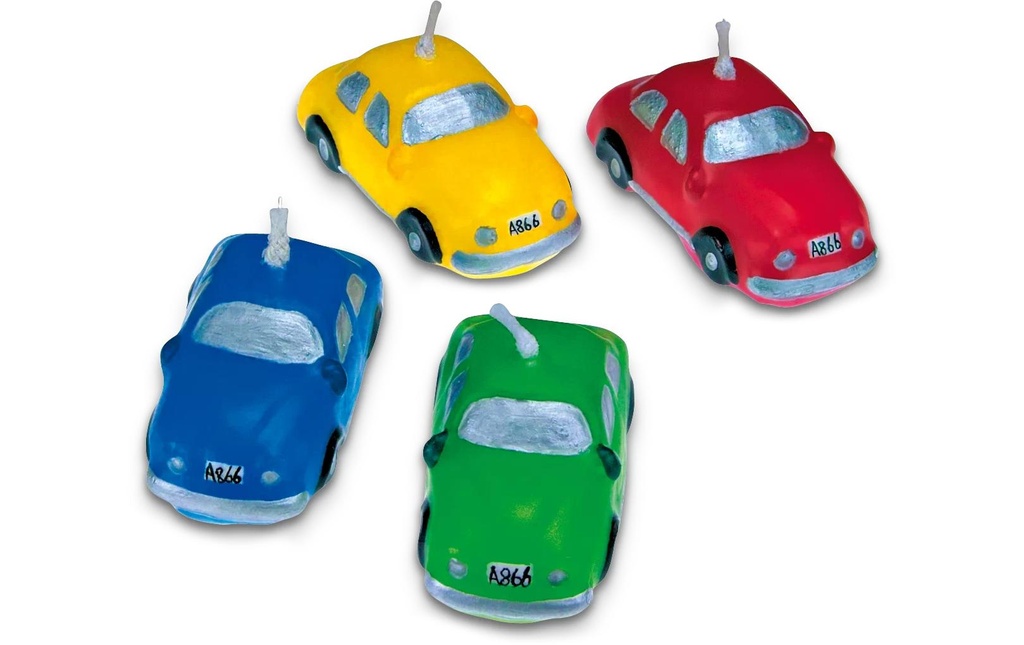 Städter Bougie Voiture 4 Pièce/s, 5 cm