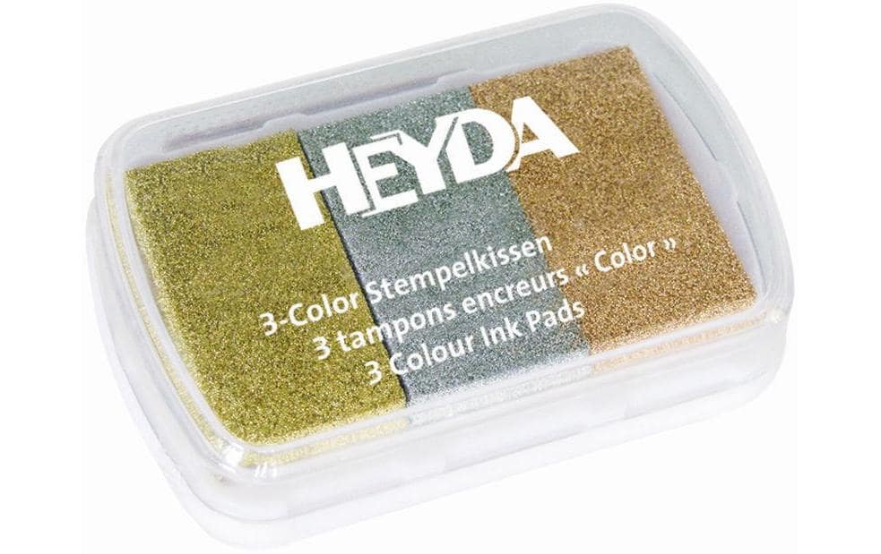 Heyda Tampon encreur 9x6 cm métallique