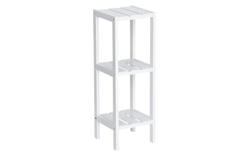 Zeller Present Étagère 3 étages 22 x 22 x 65 cm, Blanc