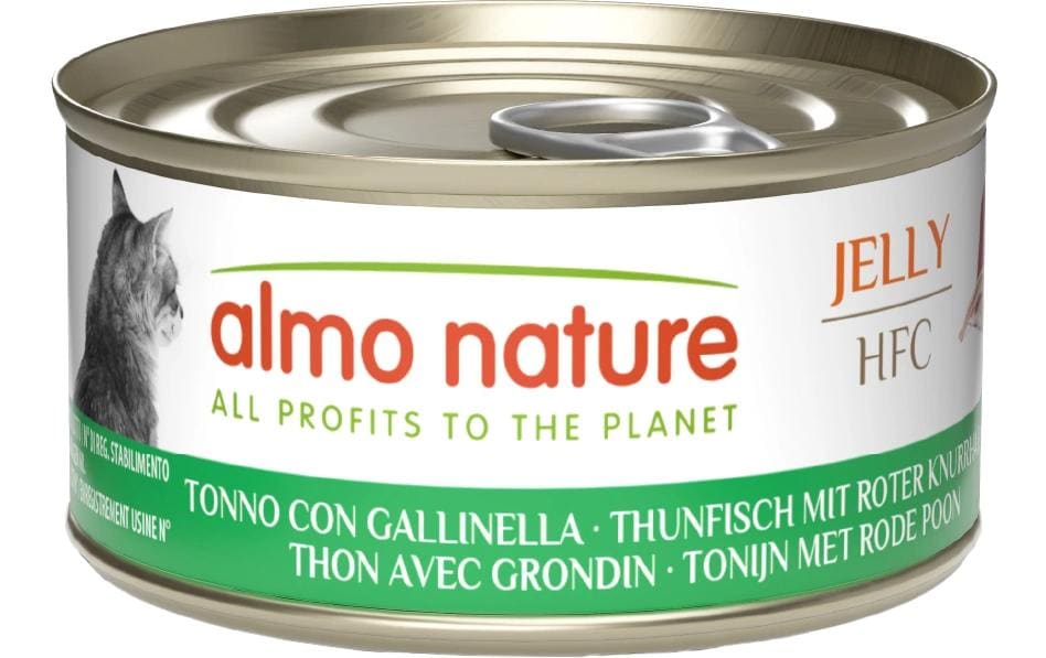 Almo Nature Alimentation humide HFC Jelly Thon avec grondin rouge