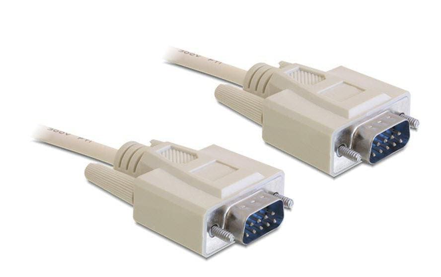 Delock Câble de raccordement RS-232 DB9 - RS-232 DB9 (m-m) 2 m