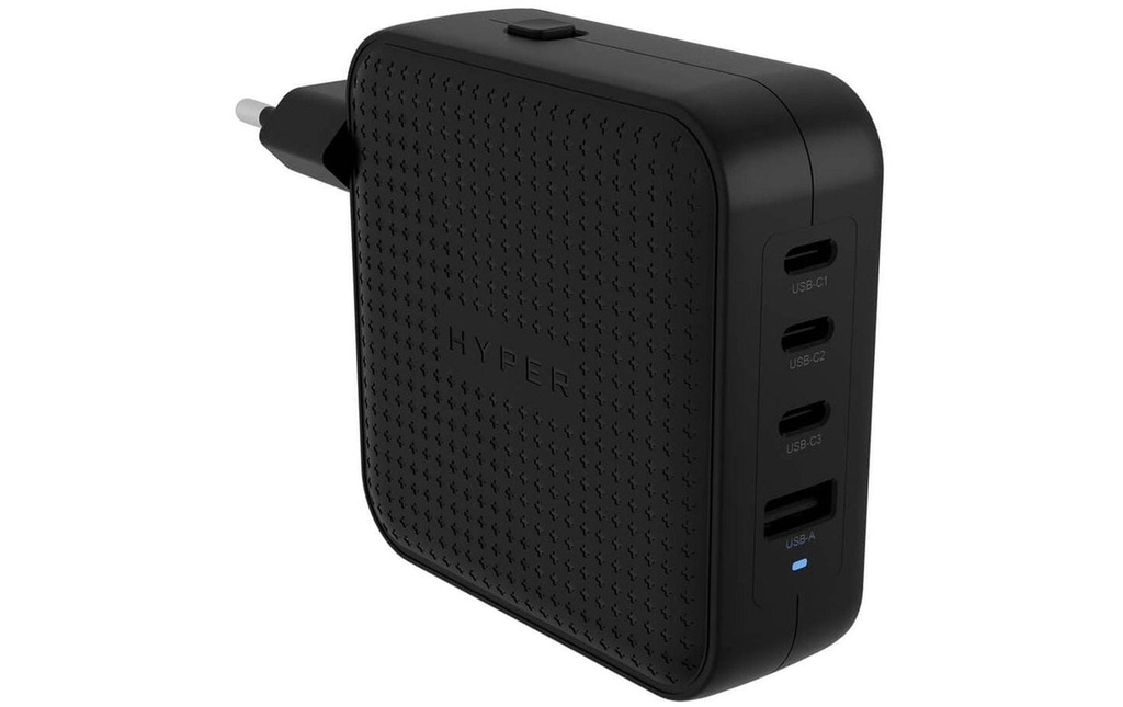 HYPER Chargeur mural USB HyperJuice USB-C GaN 100 W Noir