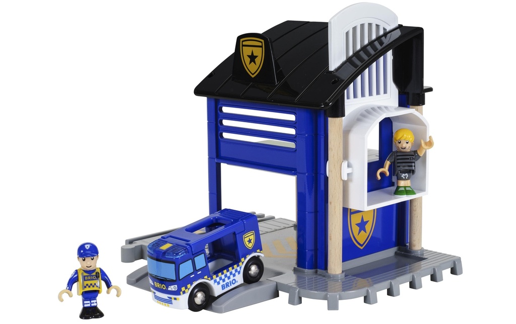 BRIO BRIO World Commissariat de police avec véhicule d'urgence