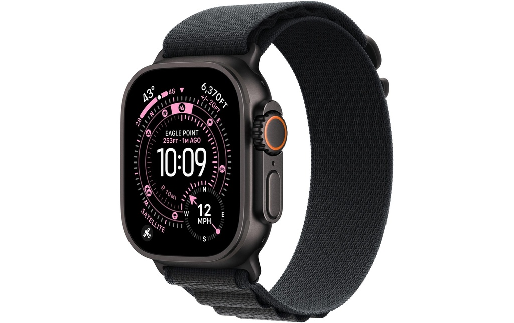 Apple Watch Ultra 3 Black Titanium Black Alpine Loop M