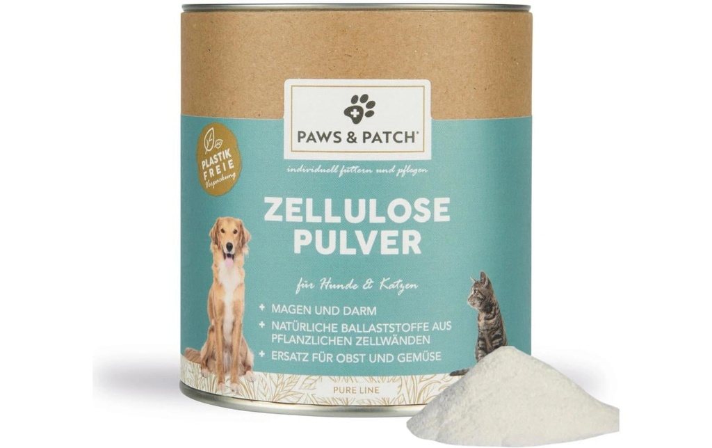 Paws & Patch Supplément alimentaire pour chiens Poudre de cellulose 150 g