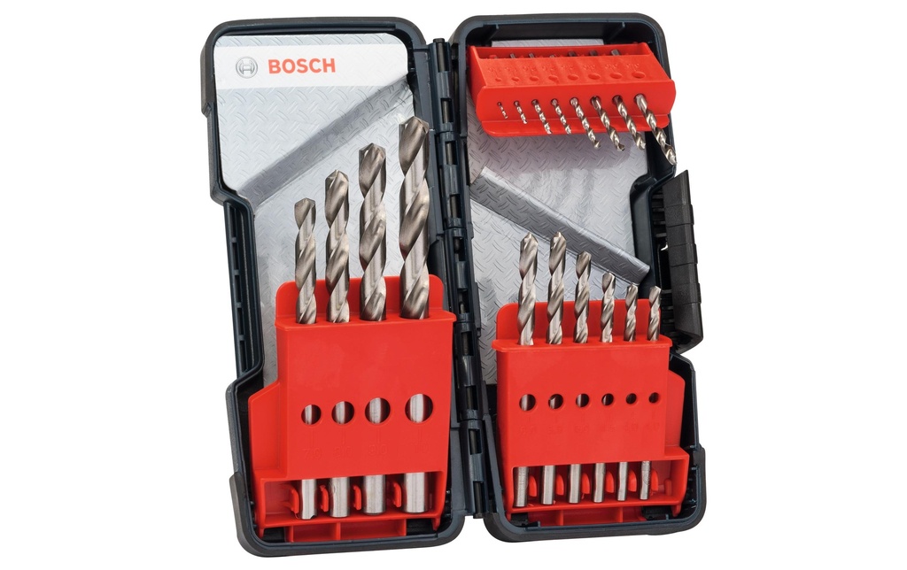Bosch Professional Kits de forets à métaux HSS-G, 18 pièces