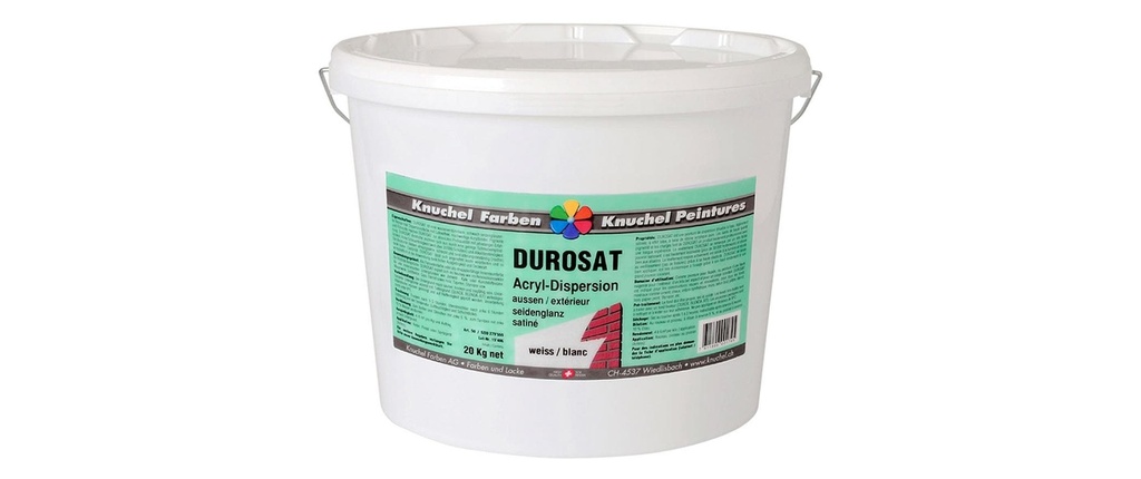 Knuchel Dispersion extérieure Durosat 1 kg Blanc 9003