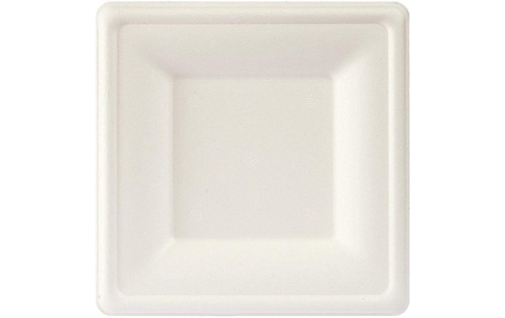 Duni Assiettes jetables 16 x 16 cm 50 pièces, blanc