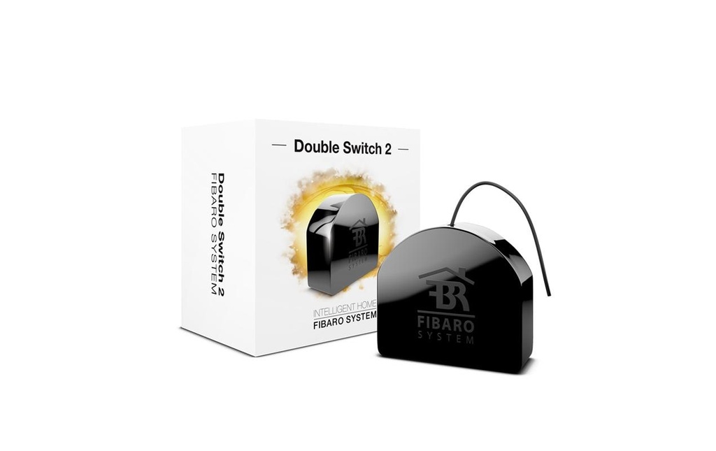Fibaro Actionneur de commutation radio Z-Wave 2 fois