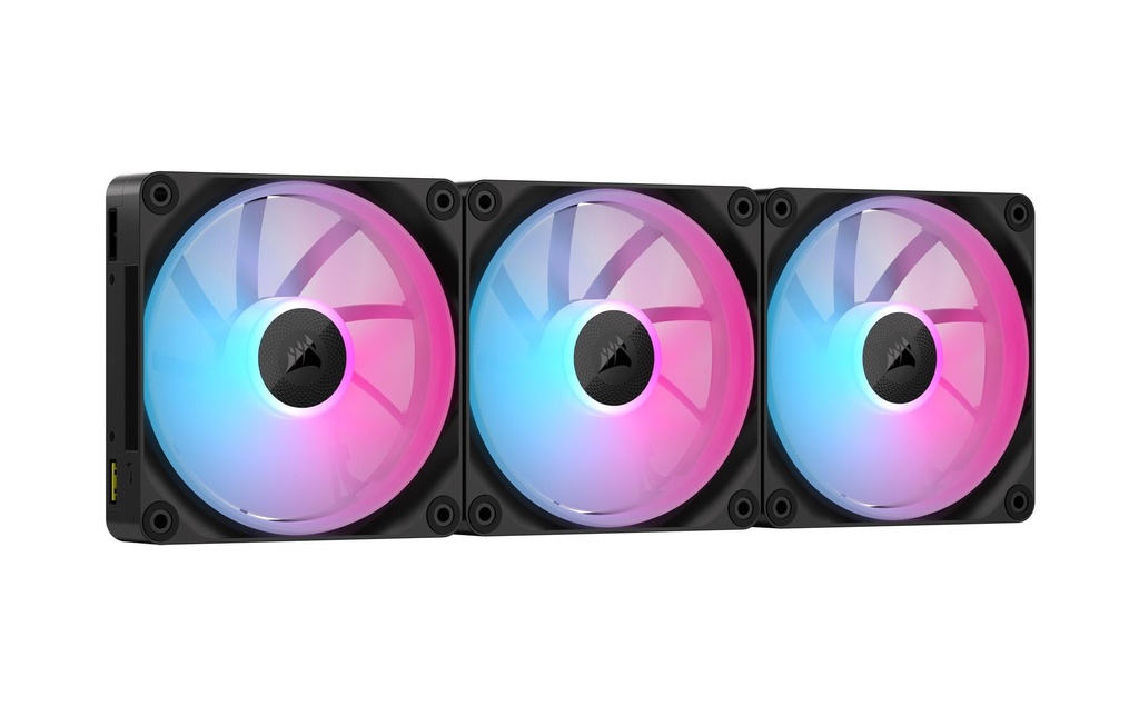 Corsair Ventilateur PC LX120 RGB Noir Paquet de 3