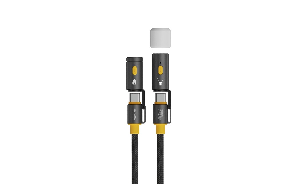 4smarts Set de câbles 3in1 USB-C Explorer USB-C - USB-C 1.5 m