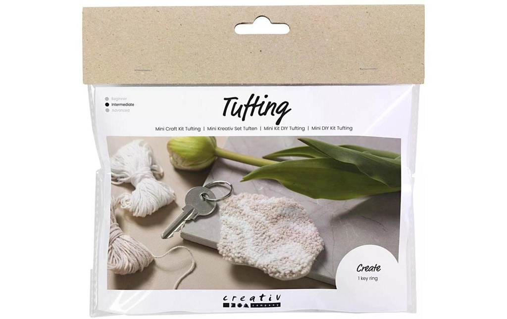Creativ Company Kits de bricolage Porte-clés Beige