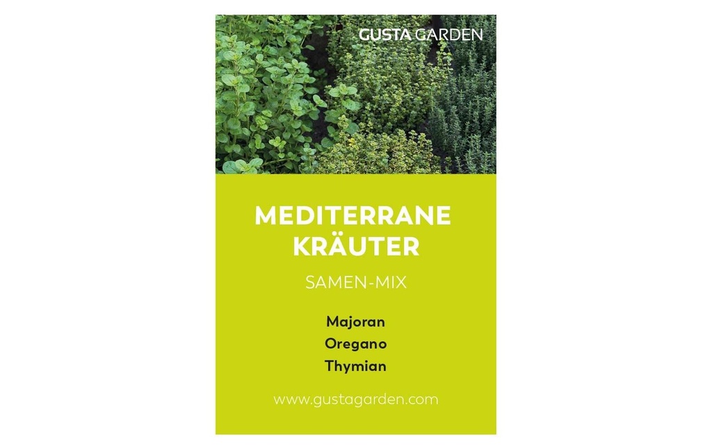 Gusta Garden Semence Mix Herbes méditerranéennes HARRY HERBS