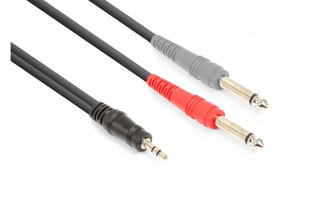 Vonyx CX332-1 jack 3.5 mm - jack 6.3 mm 1.5 m