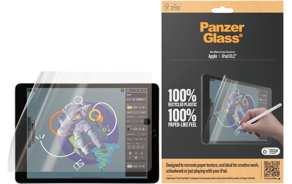 Panzerglass UWF GraphicPaper iPad 7th - 9th Gen. 10.2