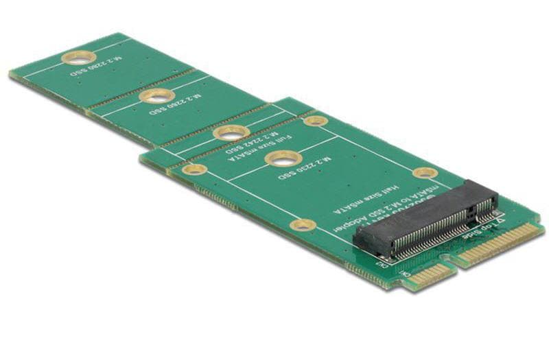 Delock Platine adaptatrice mSATA pour modules M.2
