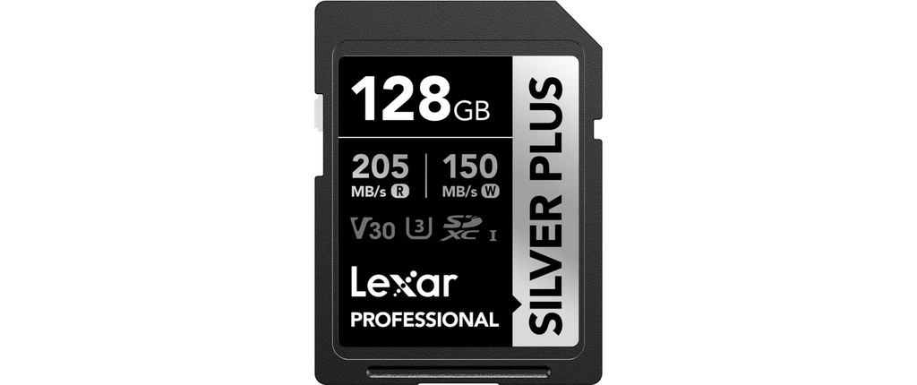 Lexar Carte SDXC Professional Silver Plus 128 GB