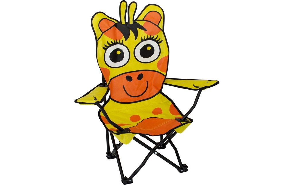 Eurotrail Chaise de camping Ardeche Giraffe Orange/Jaune