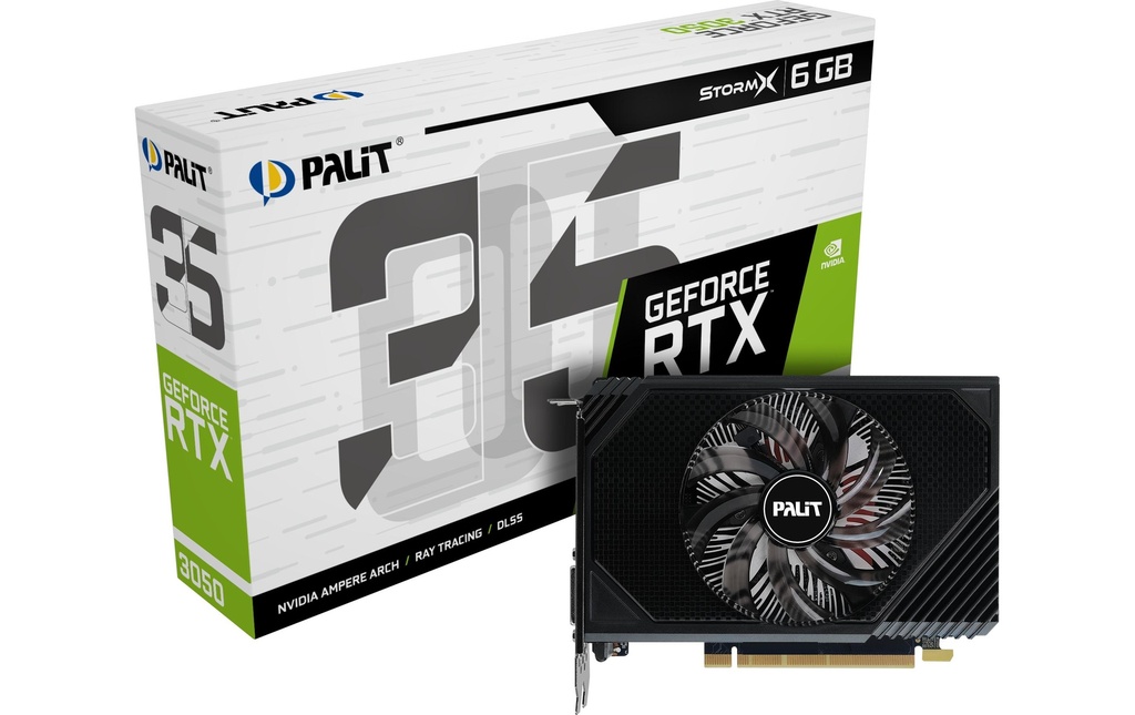 Palit Carte graphique GeForce RTX 3050 StormX 6 Go