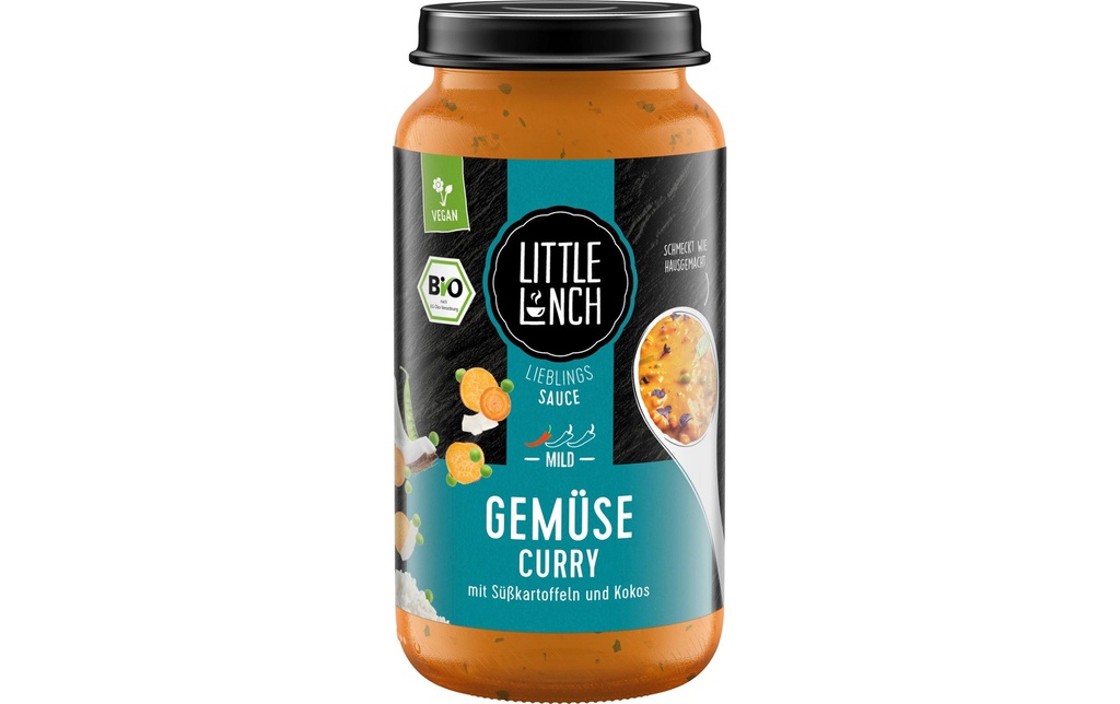 Little Lunch Sauce biologique préférée Curry de légumes 250 g