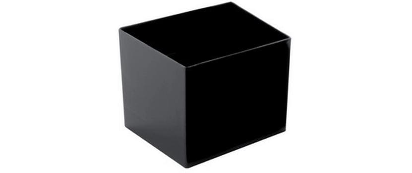 Webstar Coupelle à amuse-bouches Cube noir 60 ml 15 Pièce/s