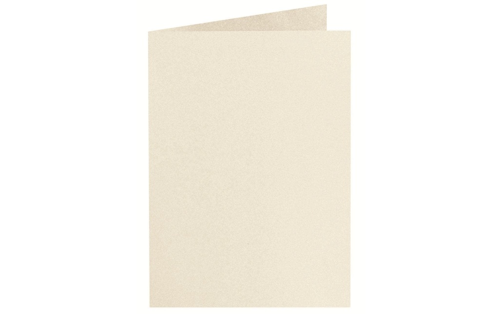 Artoz Carte vierge Perle A5, 5 pièces, ivoire