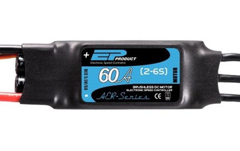 EP Régulateur Brushless Aer60-Aer-Series 60A, 2-6S, S-BEC