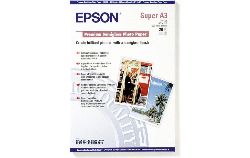 Epson Papier photo A3 251 g/m² 20 Pièce/s