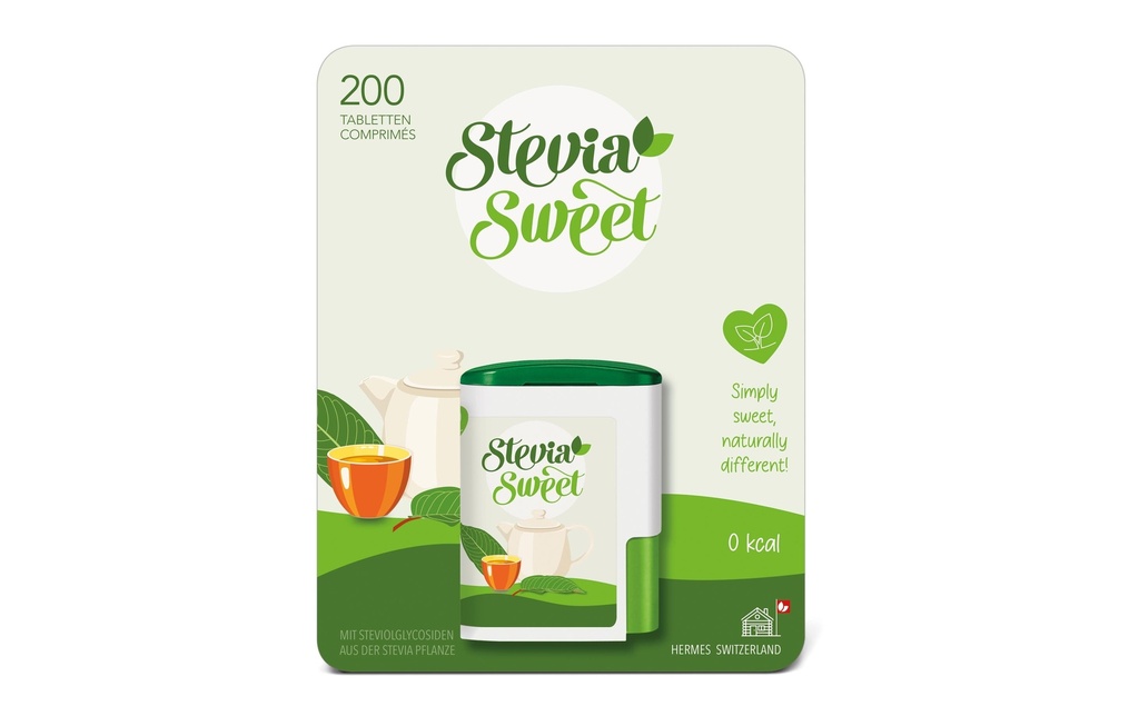 SteviaSweet Édulcorant Stevia Sweet 200 pièces