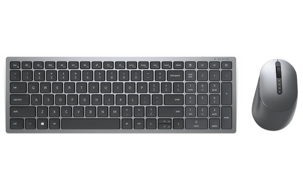 Dell Ensemble clavier-souris KM7120W Multi-Device Wireless Disposition du clavier CH