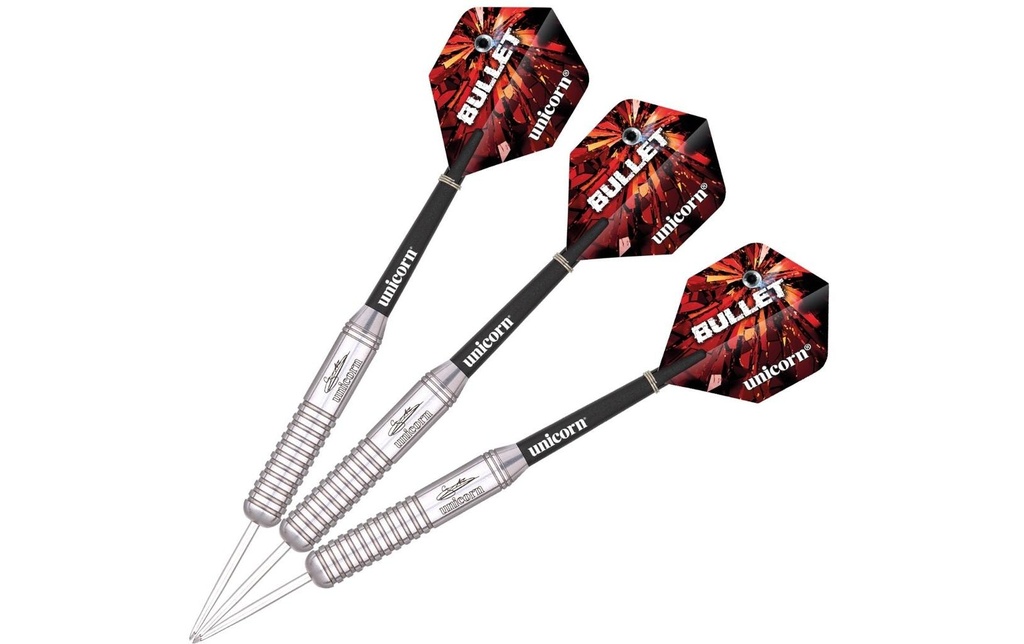 Unicorn Fléchettes Gary Anderson Bullet 25g Multicolore, 3 pièces