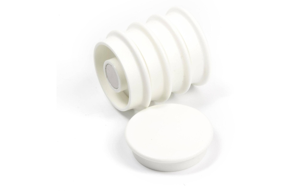 supermagnete Aimant 32,6 x 9 mm rond blanc