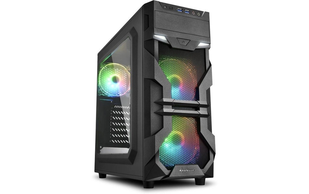 Sharkoon Boîtier d’ordinateur VG7-W RGB