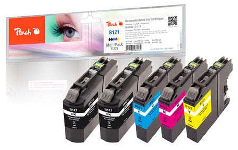 Peach Kits d’encre Brother LC-121