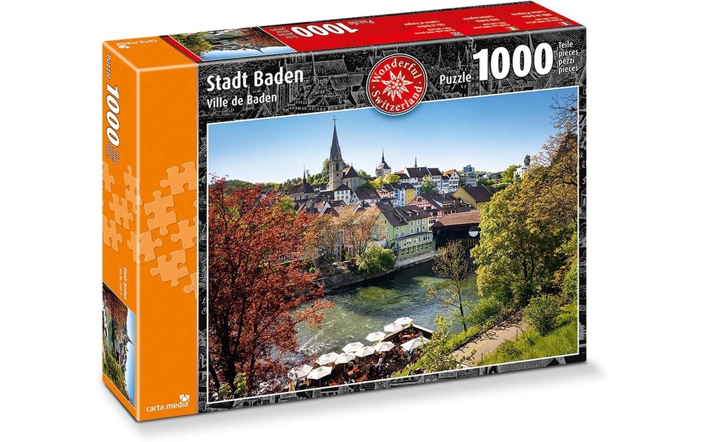 Carta.Media Puzzle Ville de Baden 1000 pièces