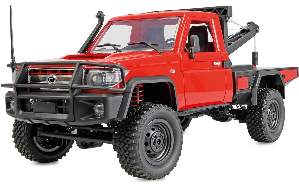 Amewi Toyota Land Cruiser dépanneuse 1:12 RTR Rouge