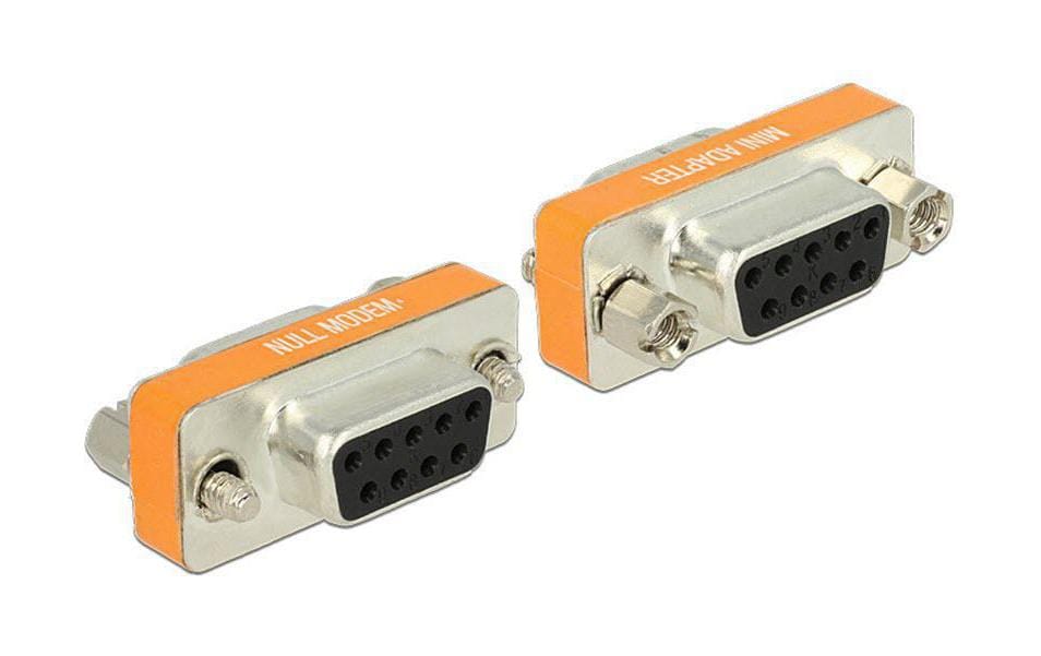 Delock Adaptateur null modem DB9, RS-232 f - f