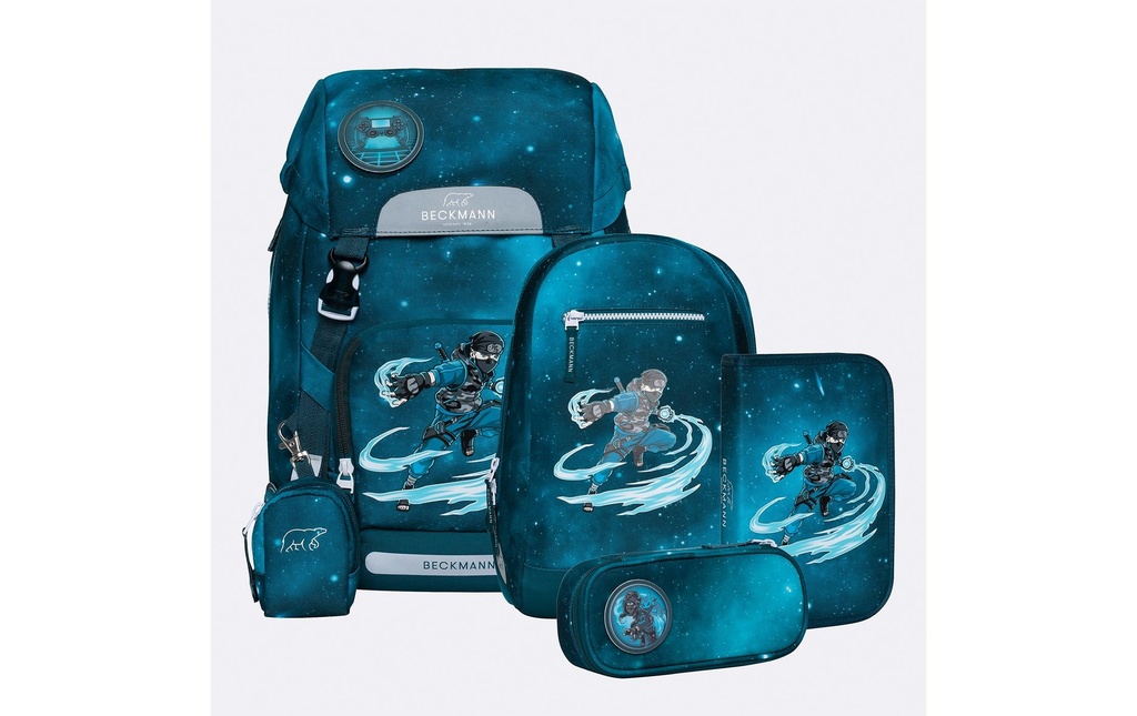 Beckmann Set de cartable Classic Set Ninja Master 6 pièces