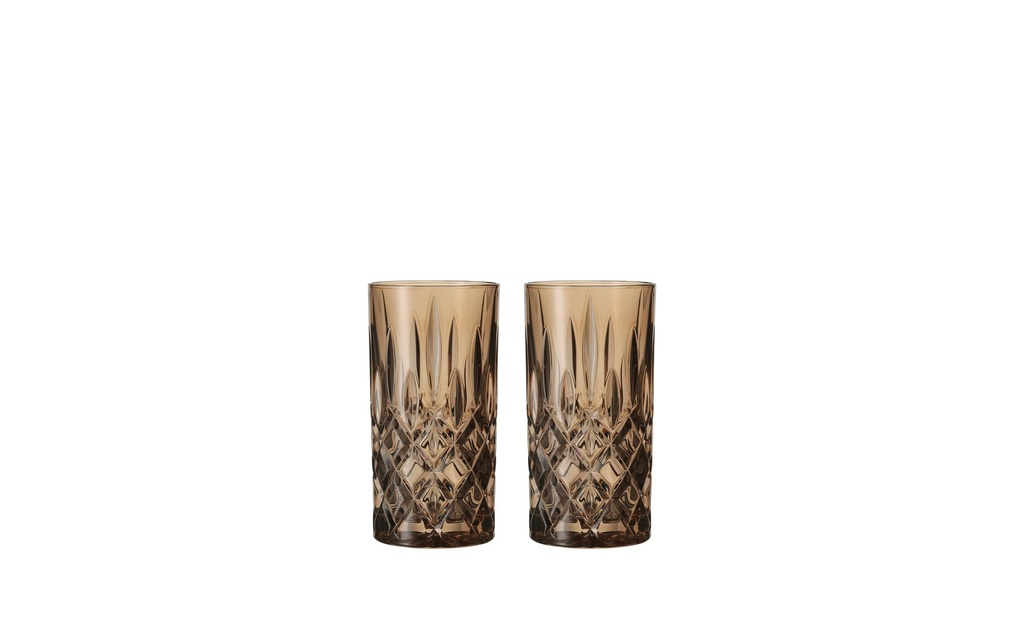 Nachtmann Verre à long drink NOBLESSE, Tabac, 2 pièces