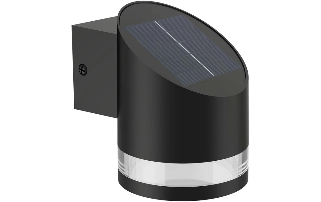 Philips Applique murale Solar Fyve, capteur de lumière, 2700K, noir