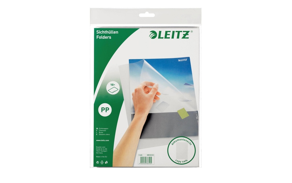Leitz Pochette transparente Transparent, 10 pièces