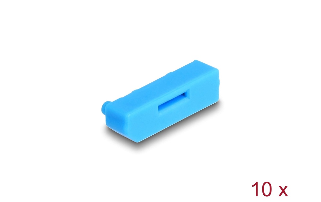 Delock Port Blocker DisplayPort femelle 10 pièces bleu