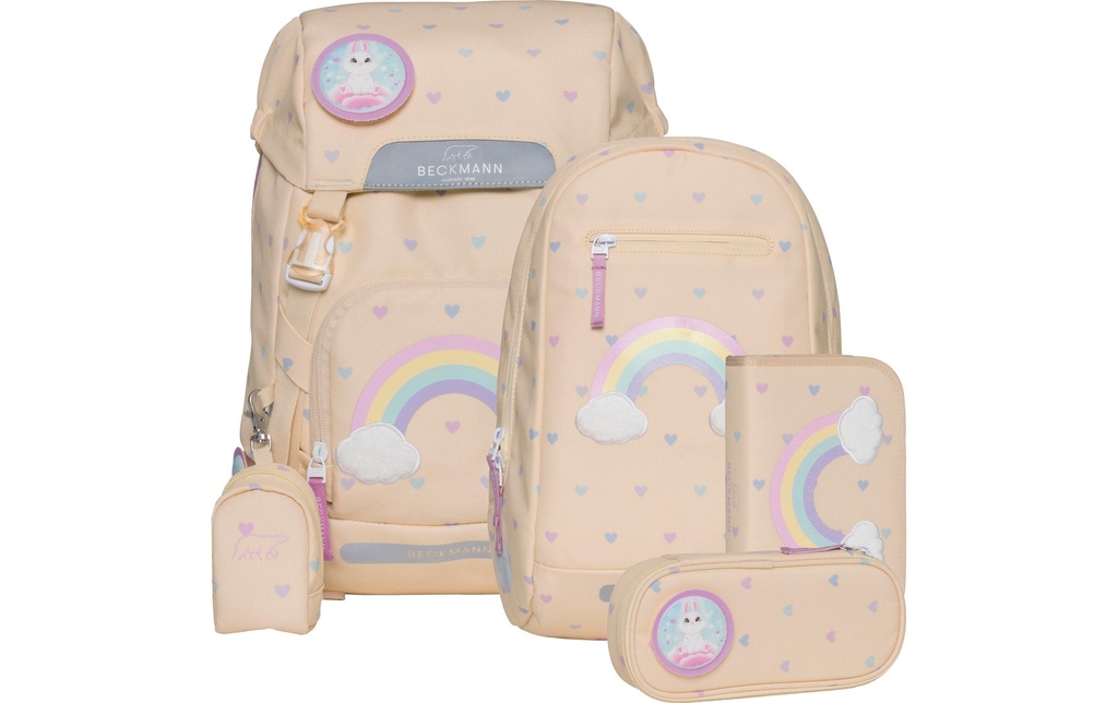 BECKMANN Set sac dos Classic Heart Yel (6 pces)