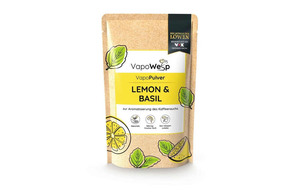 VapoWesp Herbes de remplacement citron & basilic, 100 g
