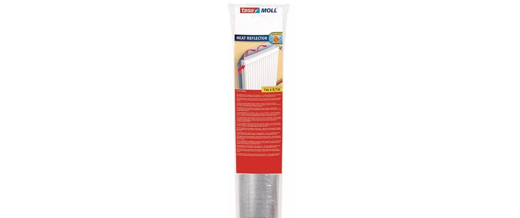 tesa Kit d'isolation thermique pour radiateurs, paquet de 2