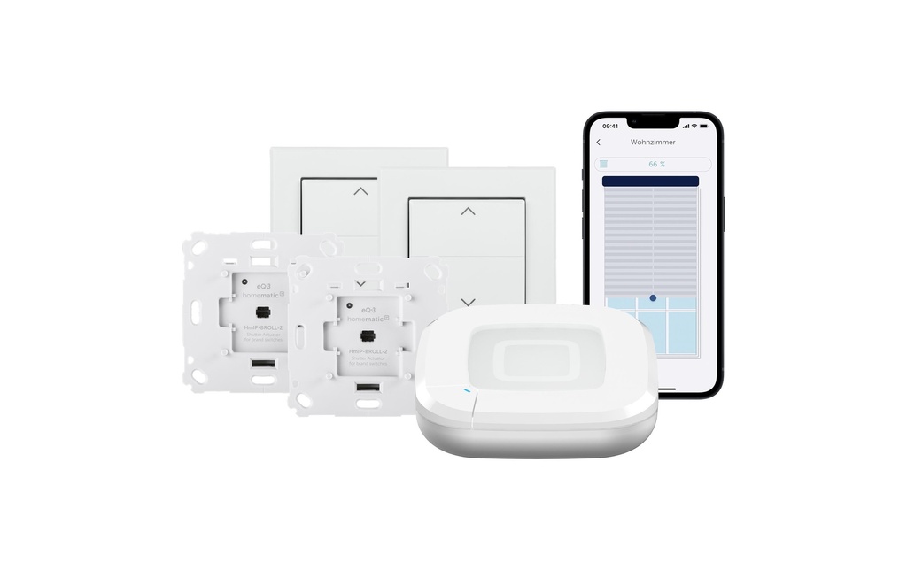 Homematic IP Actionneur de volet roulant radio 2x interrupteur Jalousine, point d'accès 2