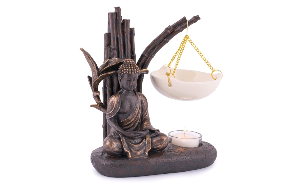 Pajoma Lampe à parfum Bouddha 19.5 cm