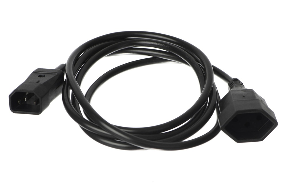 Diggelmann Câble de prolongation 2 m T13 - C14 Noir