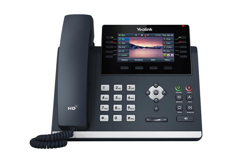 Yealink Téléphone de bureau SIP-T46U Gris