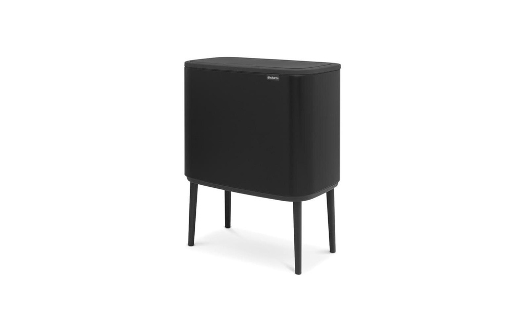 Brabantia Bacs de recyclage Bo Touch Bin 36 l, Noir